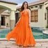 Zinnia Bow Long Dress
